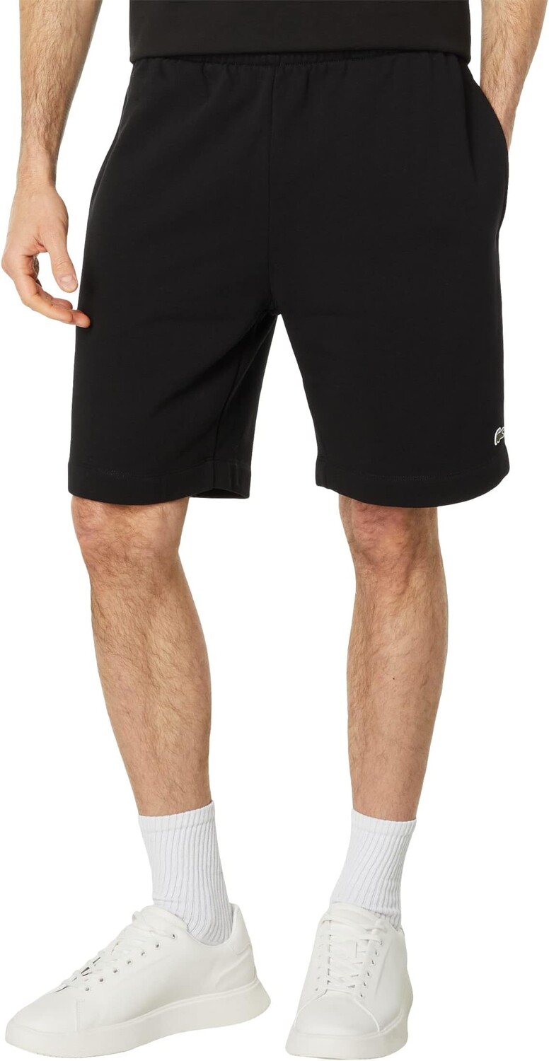 

Шорты из смесового хлопка Essentials Lacoste, черный