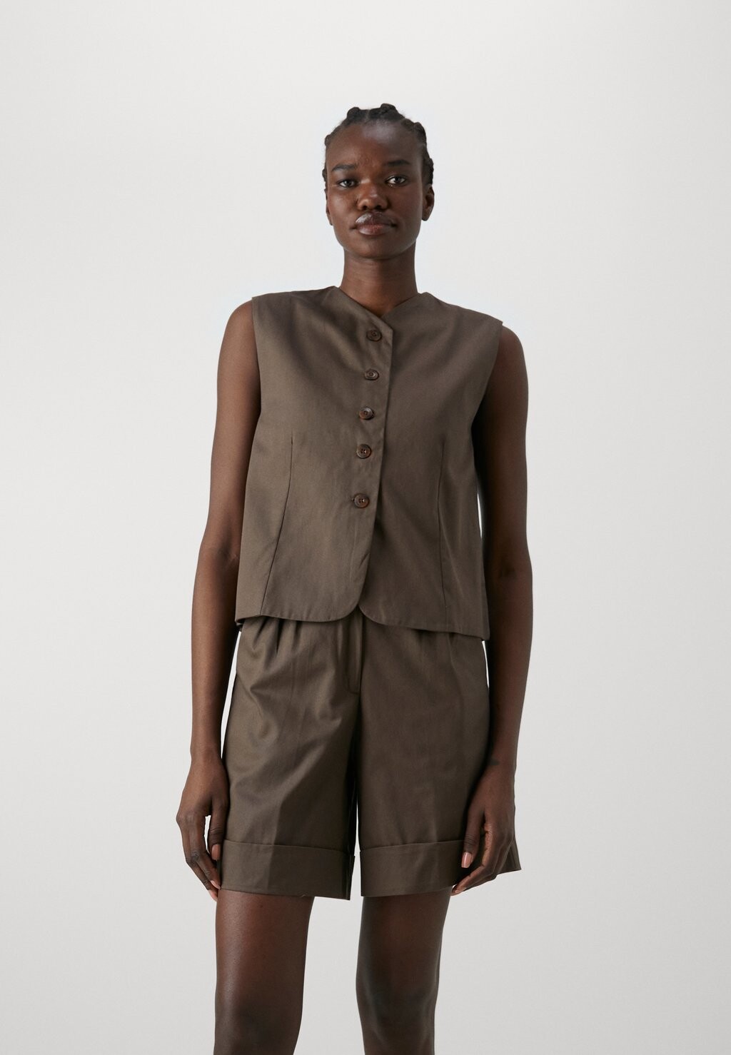 

Жилет DELFINA VEST Faithfull the brand, коричневый