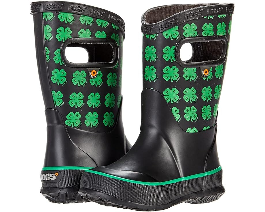 

Ботинки Bogs Rainboot 4-H, черный мульти