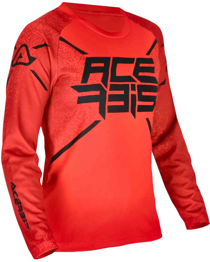 Детская футболка для мотокросса MX J-Kid 5 Acerbis, красный/черный
