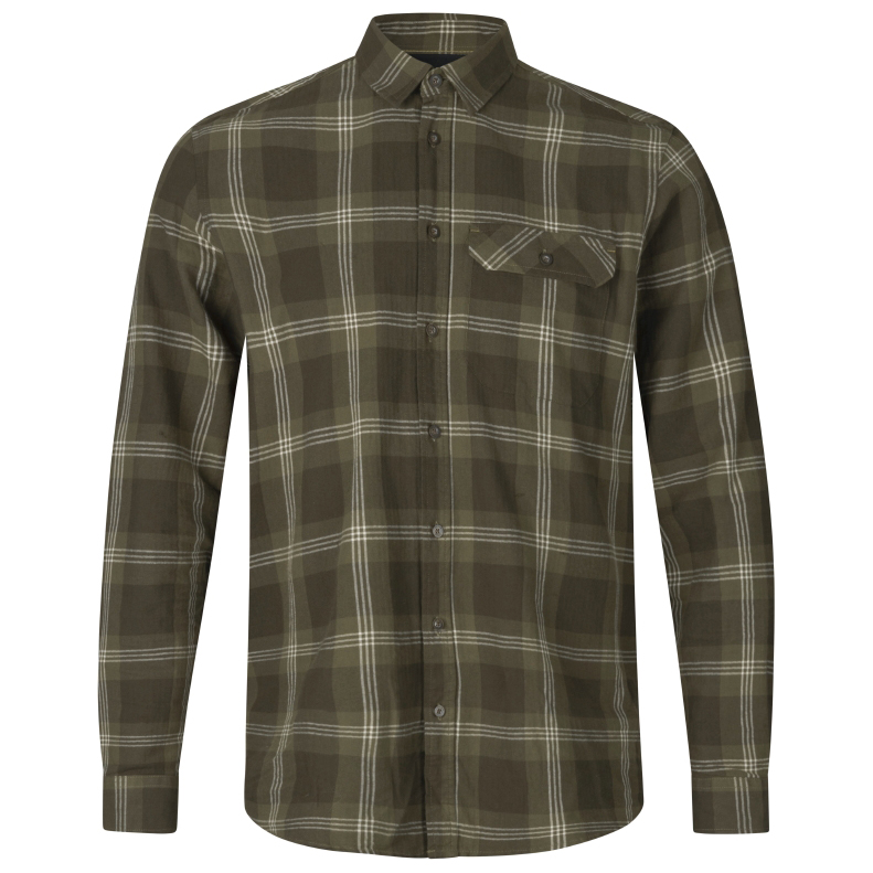 Рубашка Seeland Highseat Shirt, цвет Pine Green Check