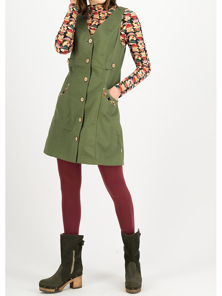 

Платье Blutsgeschwister Latz Pinafore Amore, хаки
