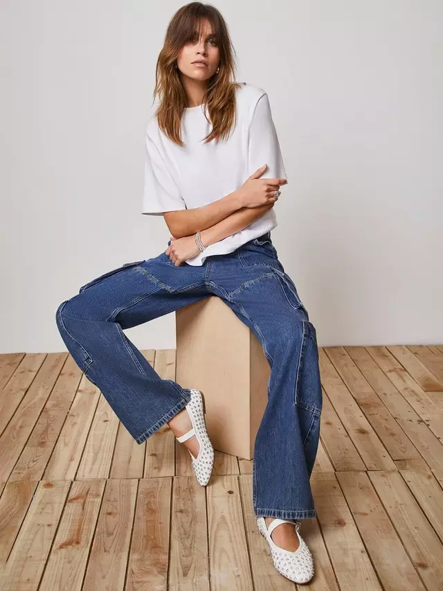 

Джинсы Mint Velvet Cargo Pocket, цвет dark blue