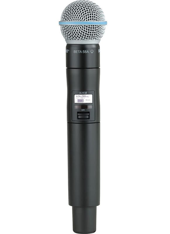 Микрофон Shure ULXD2 / B58=-G50 shure ulxd2 b58 g51 ручной передатчик с капсюлем beta 58 динамический суперкардиоидный 470 534 мгц черный