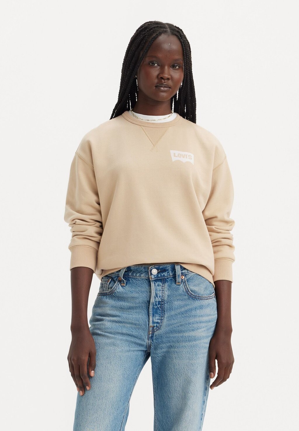 

Толстовка Graphic Signature Crew Levi's, цвет wonky safari