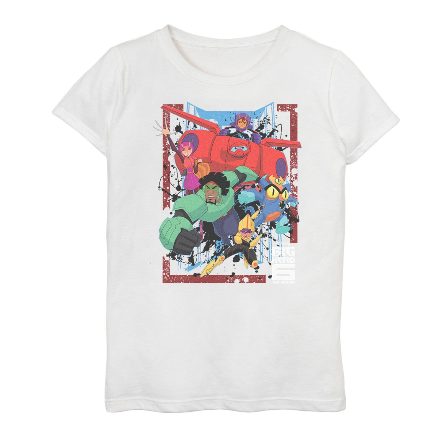 

Футболка с рисунком «Disney's Big Hero 6 TV Group» для девочек 7–16 лет Licensed Character