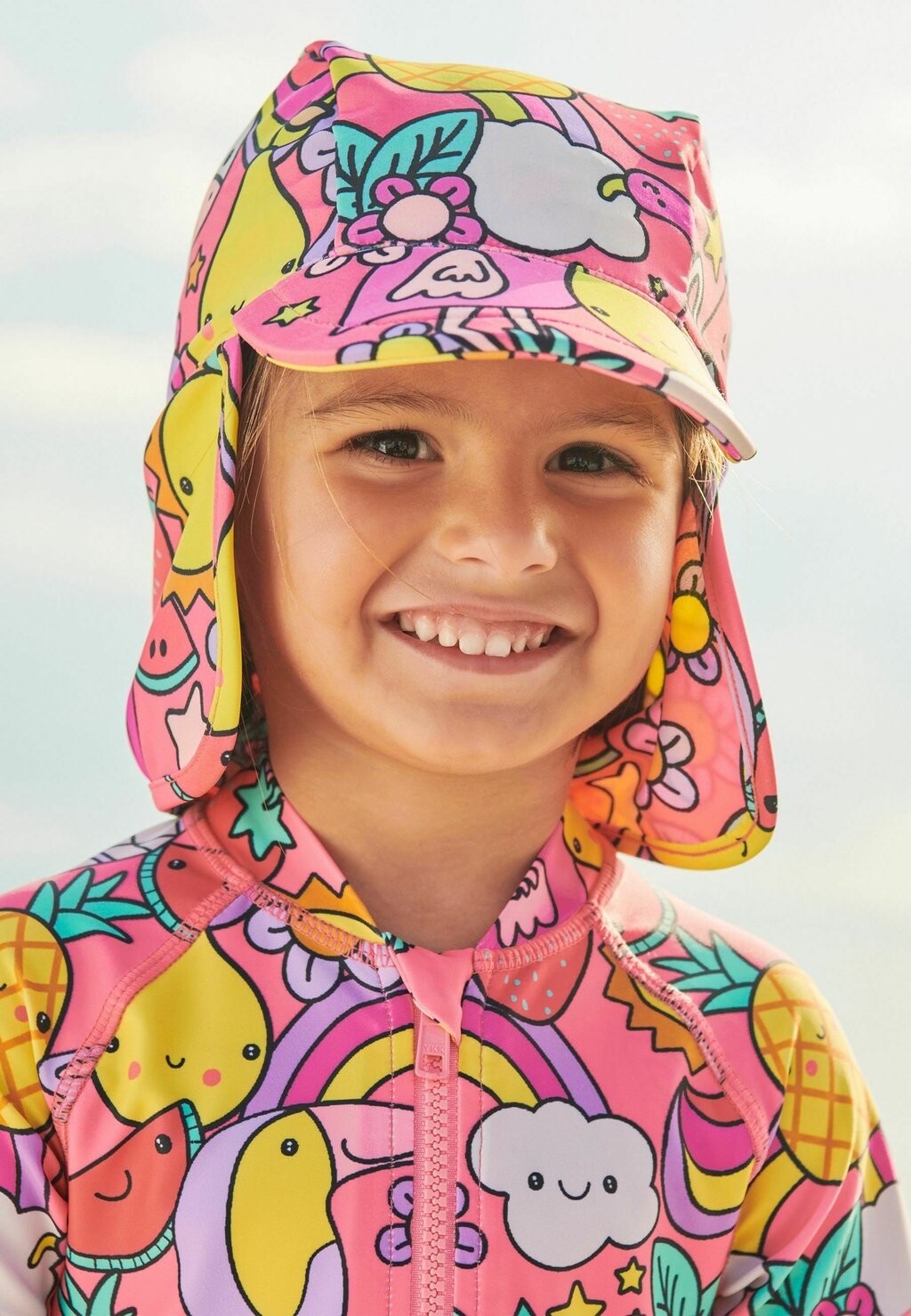 

Кепка Swim Legionnaire Cap Next, цвет coral pink character