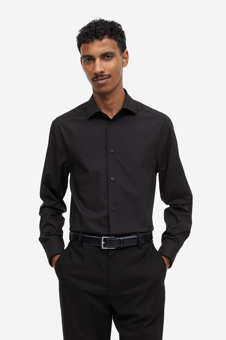 Рубашка COOLMAX стандартного кроя H&M