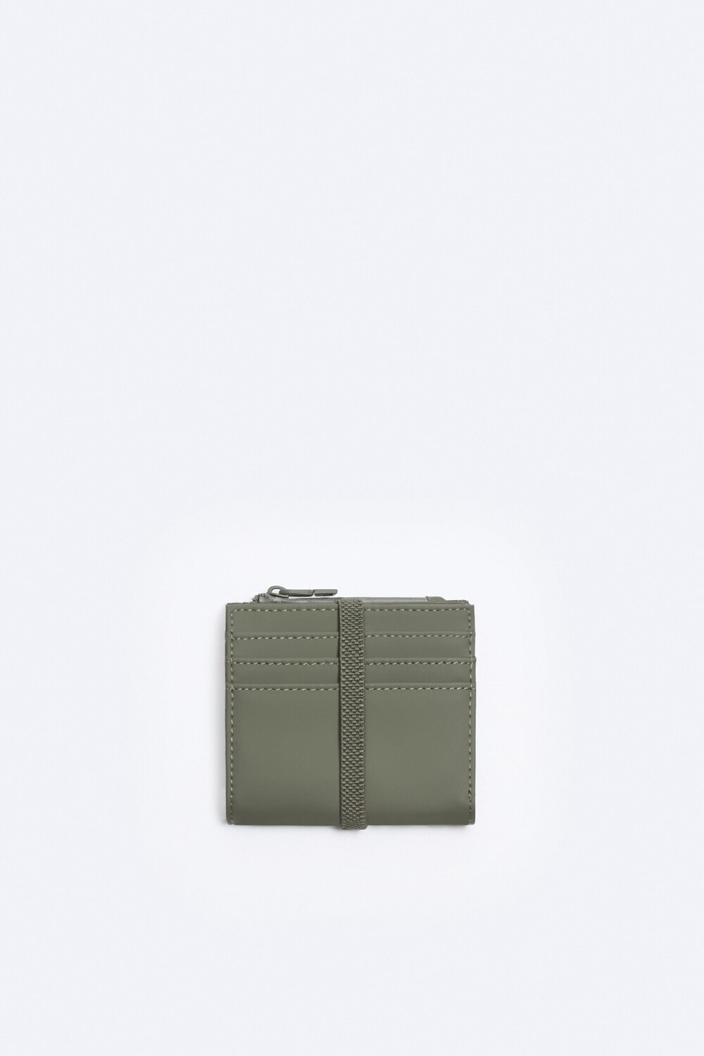 

Резиновый кошелек / картница Zara, хаки зеленый