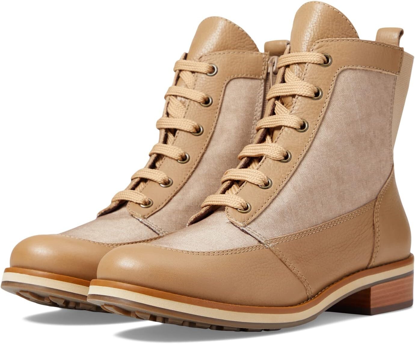

Ботинки на шнуровке Knox Walking Cradles, цвет Milkshake Leather/Canvas