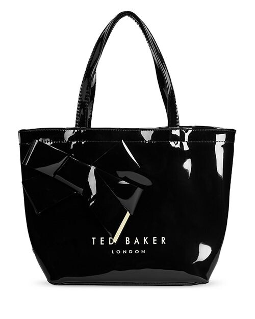 

Маленькая сумка-тоут Icon с бантом и узлом Ted Baker, цвет Black