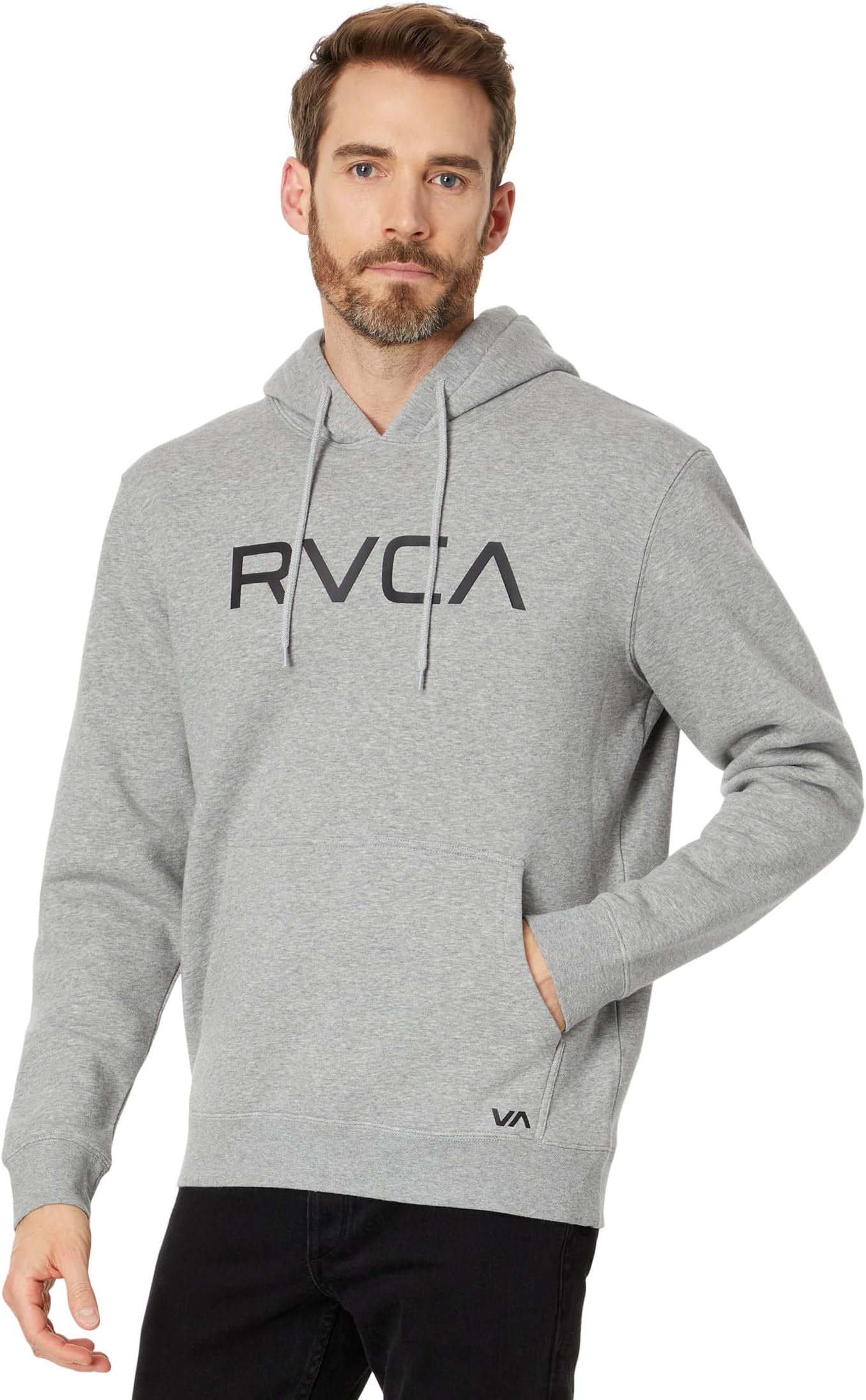 

Большой пуловер RVCA с капюшоном, цвет Athletic Heather