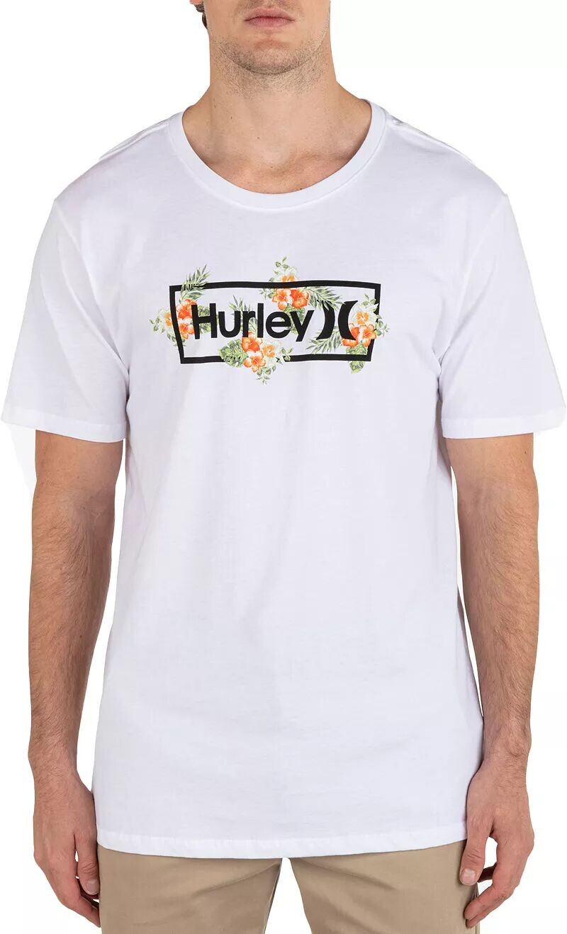 

Мужская повседневная рубашка Hurley Explore Congo с коротким рукавом, белый