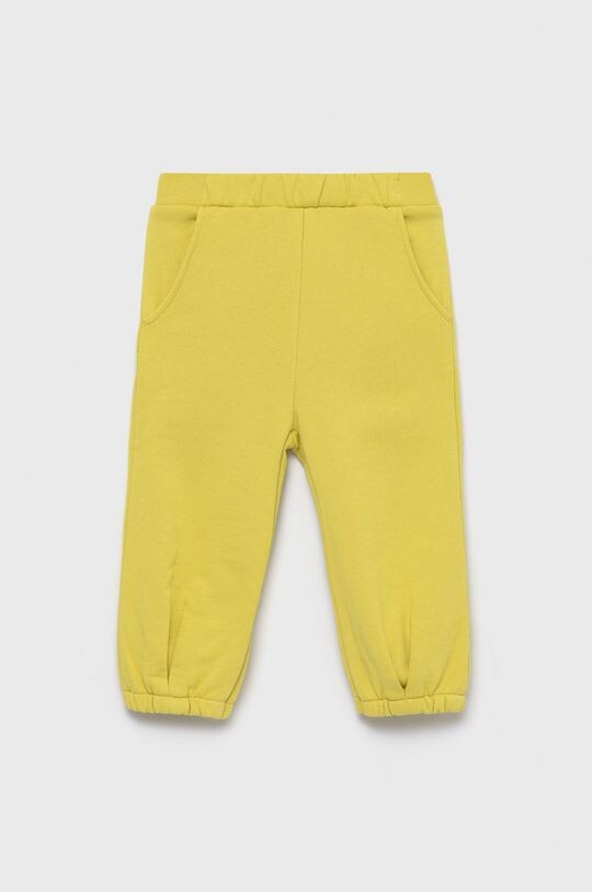 

Детские хлопковые брюки United Colors of Benetton, зеленый