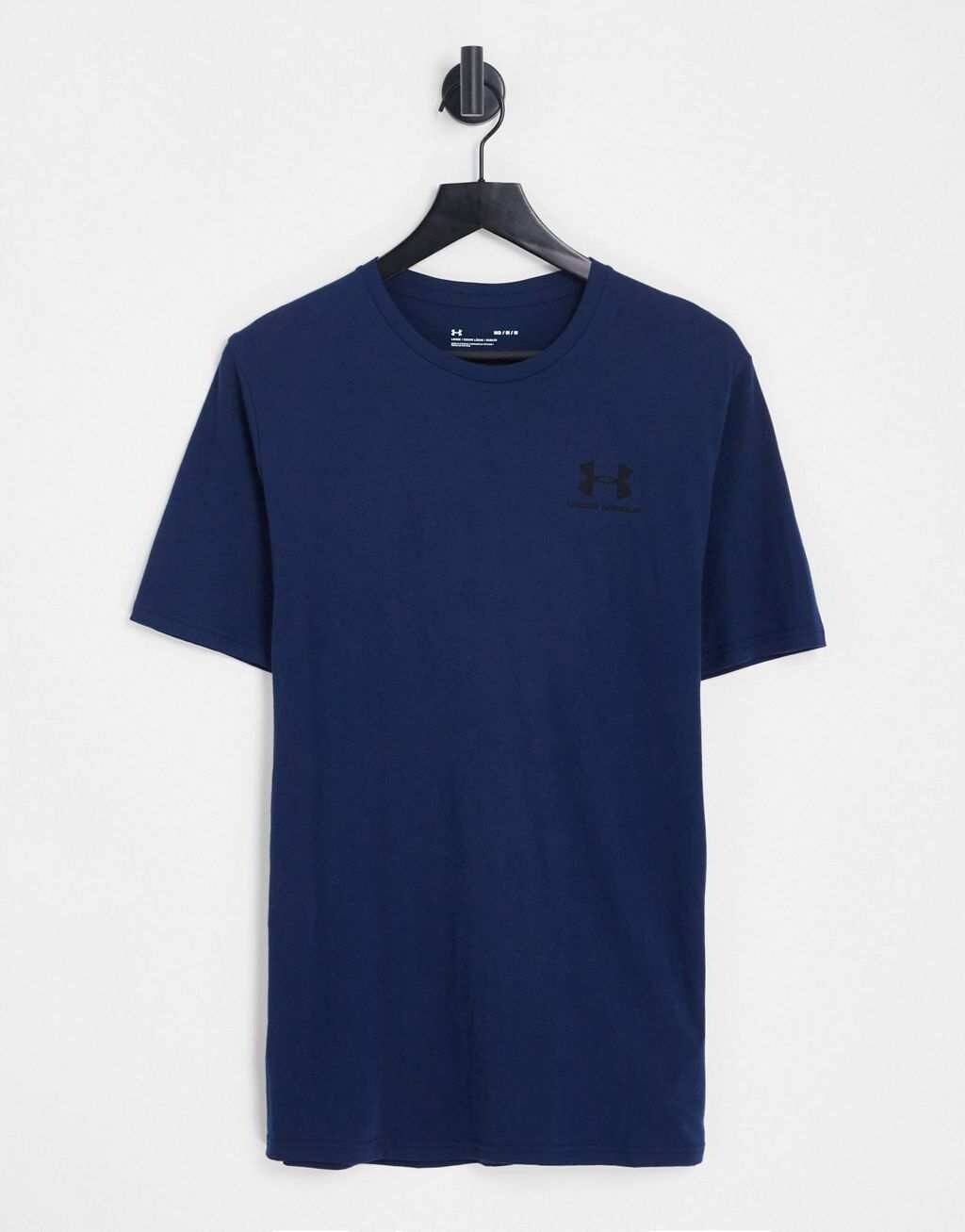 

Темно-синяя футболка с логотипом Under Armour, Синий