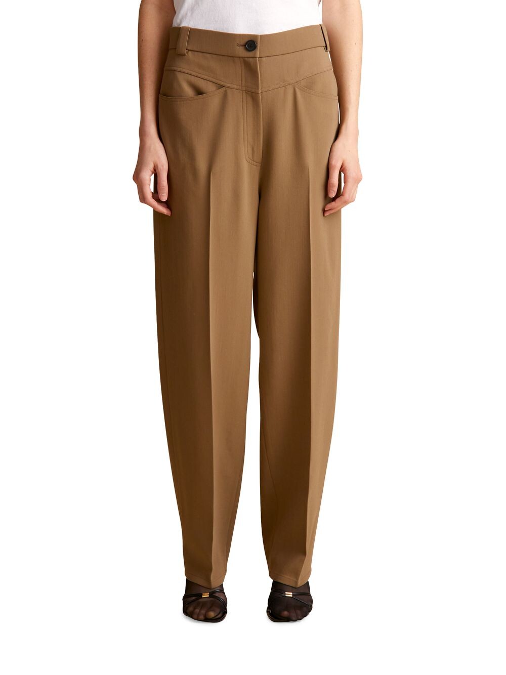 

Зауженные широкие брюки Preen Khaite