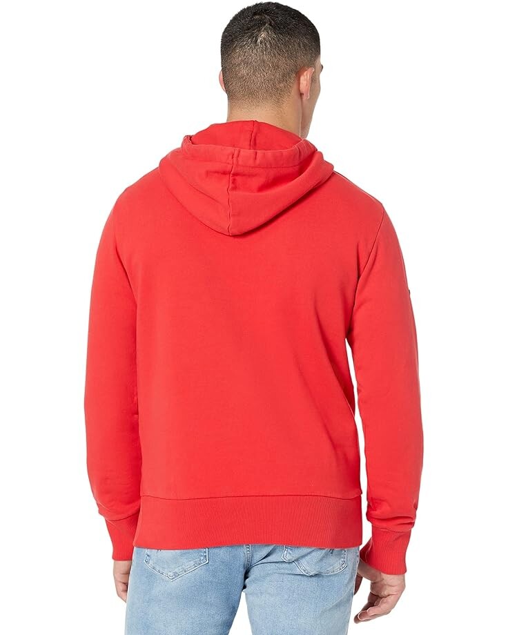

Худи Superdry Vintage Psych Rock Hoodie, цвет Rebel Red