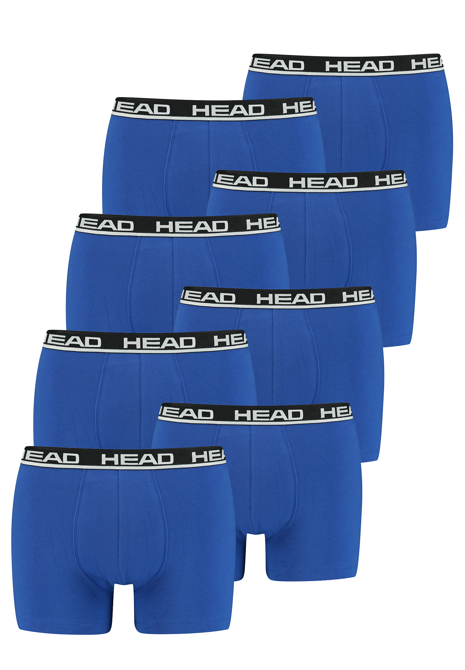 Боксеры HEAD Boxershorts Head Basic Boxer 8P, цвет 006 - Blue / Black