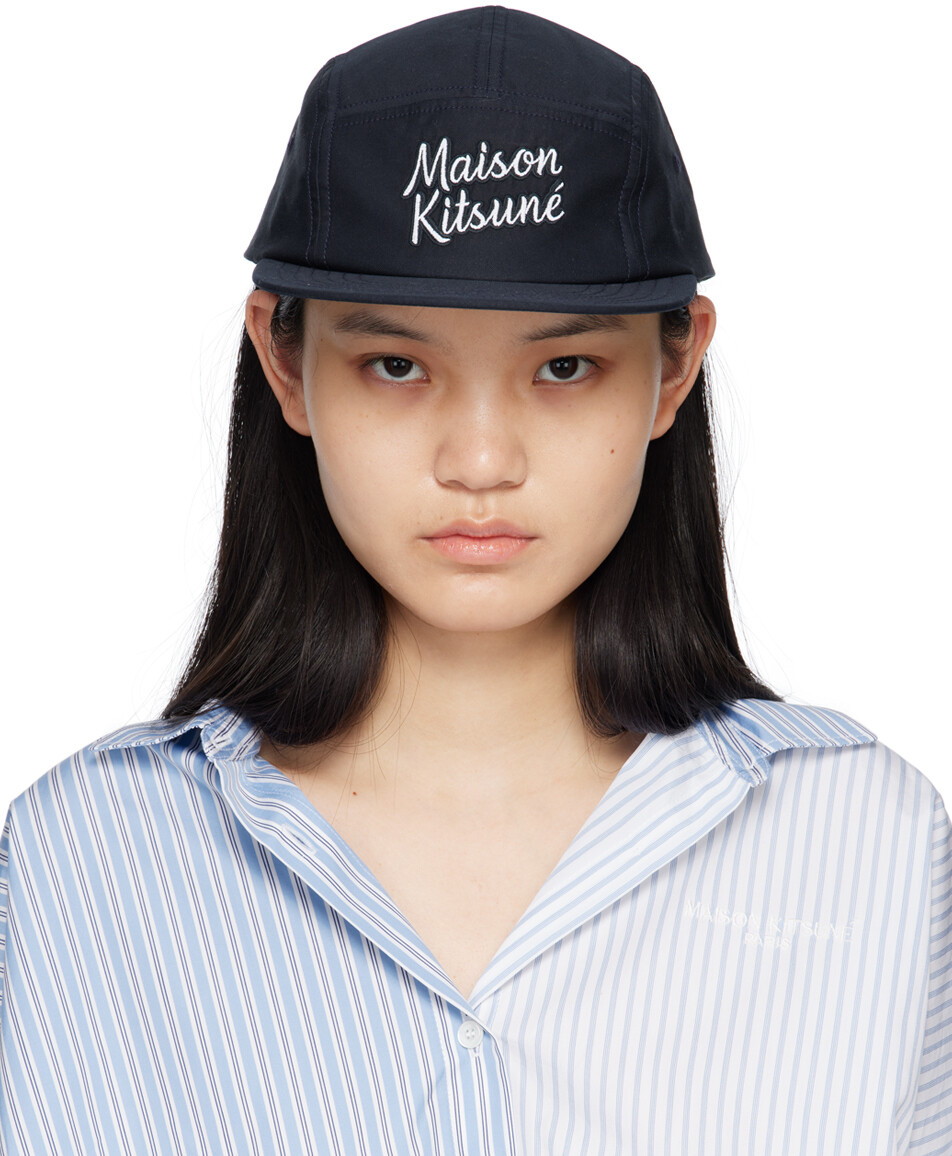 

Темно-синяя кепка Hotel Olympia Edition Темная Maison Kitsune