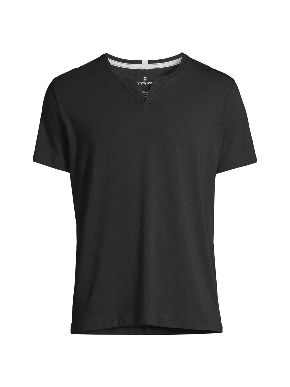 

Марокканская футболка из смеси хлопка и модала Tommy John, черный