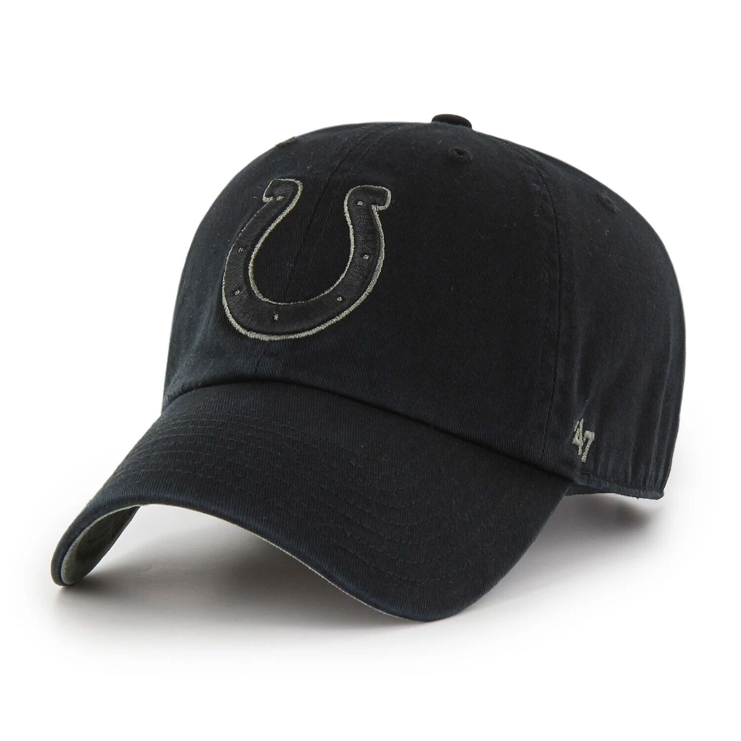 

Мужская черная регулируемая кепка Indianapolis Colts Ballpark Clean Up '47