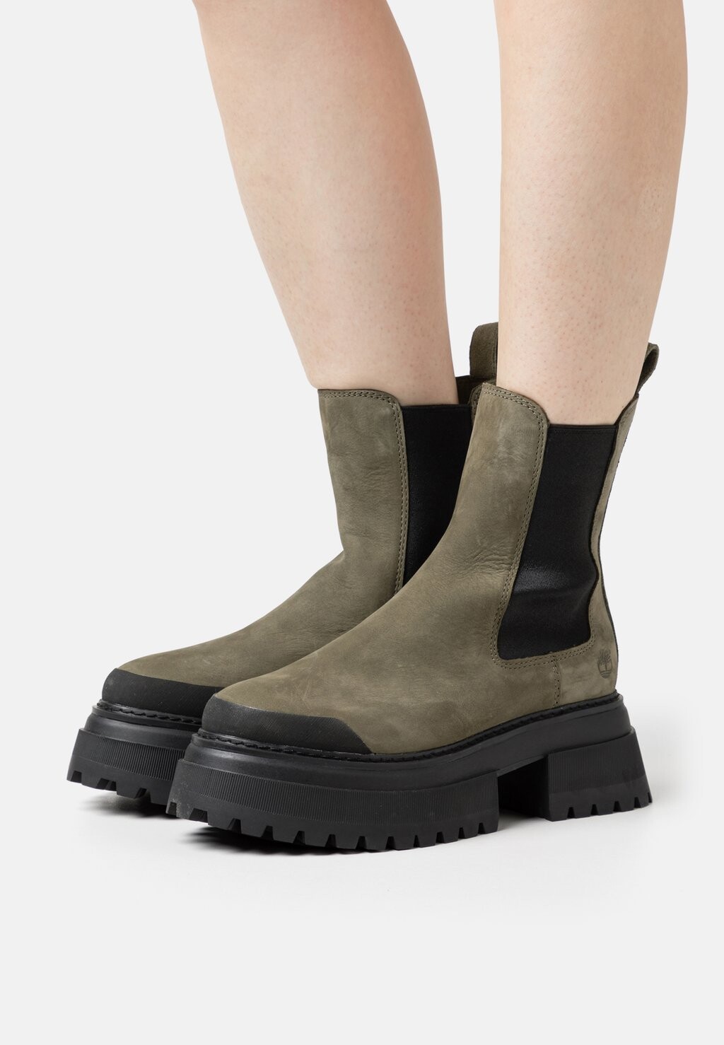 

Ботильоны на платформе Timberland, темно-зеленый