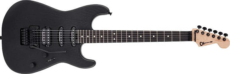 Электрогитара Charvel Pro-Mod San Dimas Style 1 HSS FR E Sassafras, Ebony Fingerboard, Black электрогитара charvel pro mod san dimas sd1 style 1 hss fr e sassafras in satin black