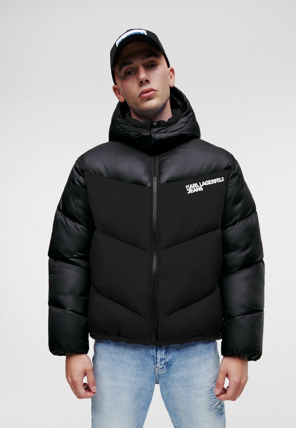 

Зимняя куртка Karl Lagerfeld Jeans ПУФФЕР, цвет black black