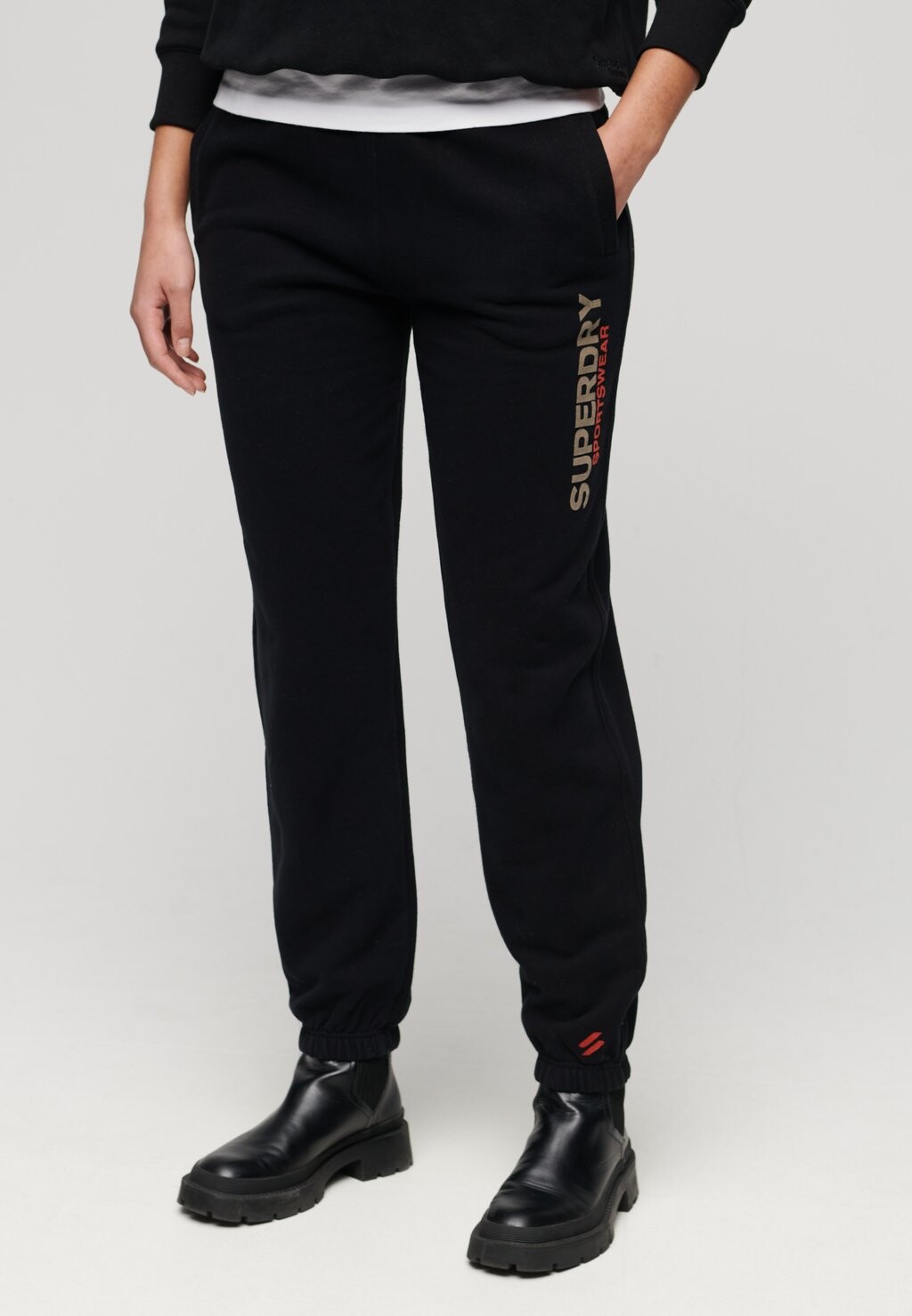 

Спортивные брюки FRIEND JOGGERS Superdry, черный