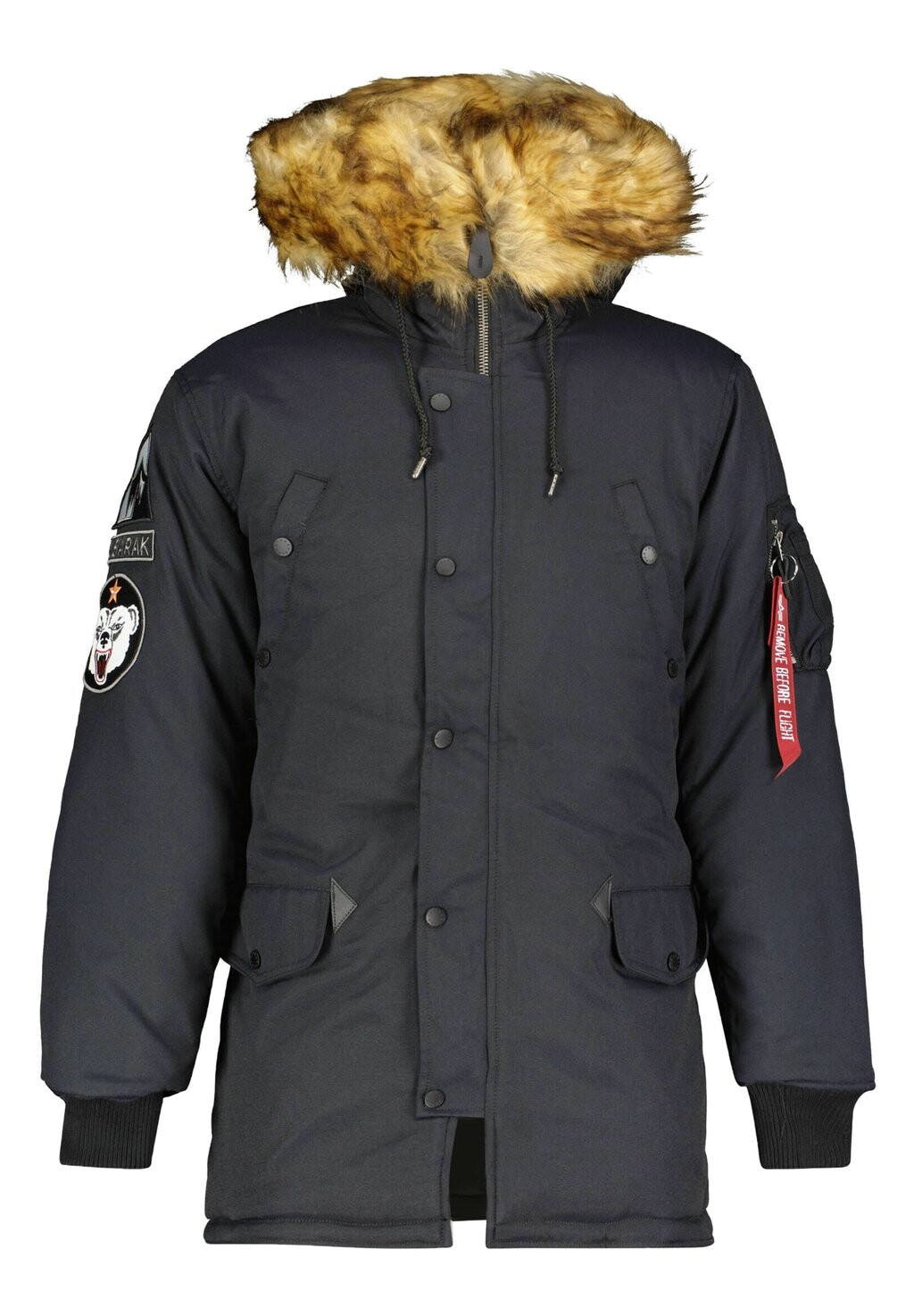 

Зимнее пальто Alpha Industries, черный
