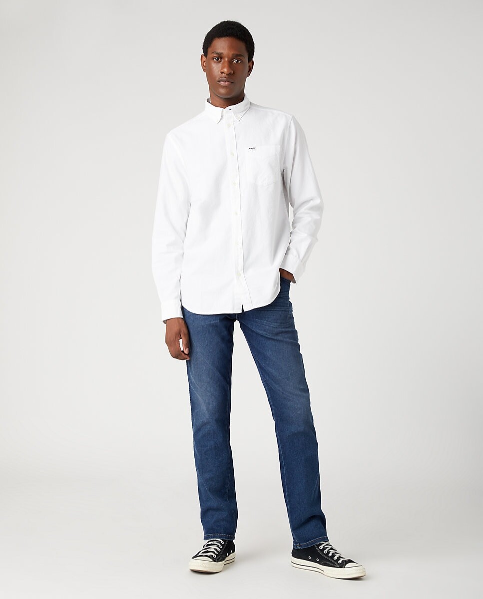 

Мужские джинсы скинни Texas Slim синего цвета Wrangler, синий