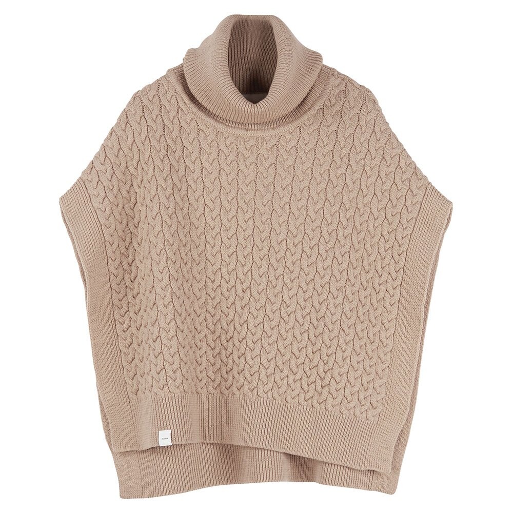 Жилет Makia Leaf Collar Knit, бежевый