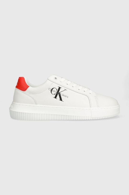 

Кожаные кроссовки YM0YM00681 CHUNKY CUPSOLE MONOLOGUE Calvin Klein Jeans, белый