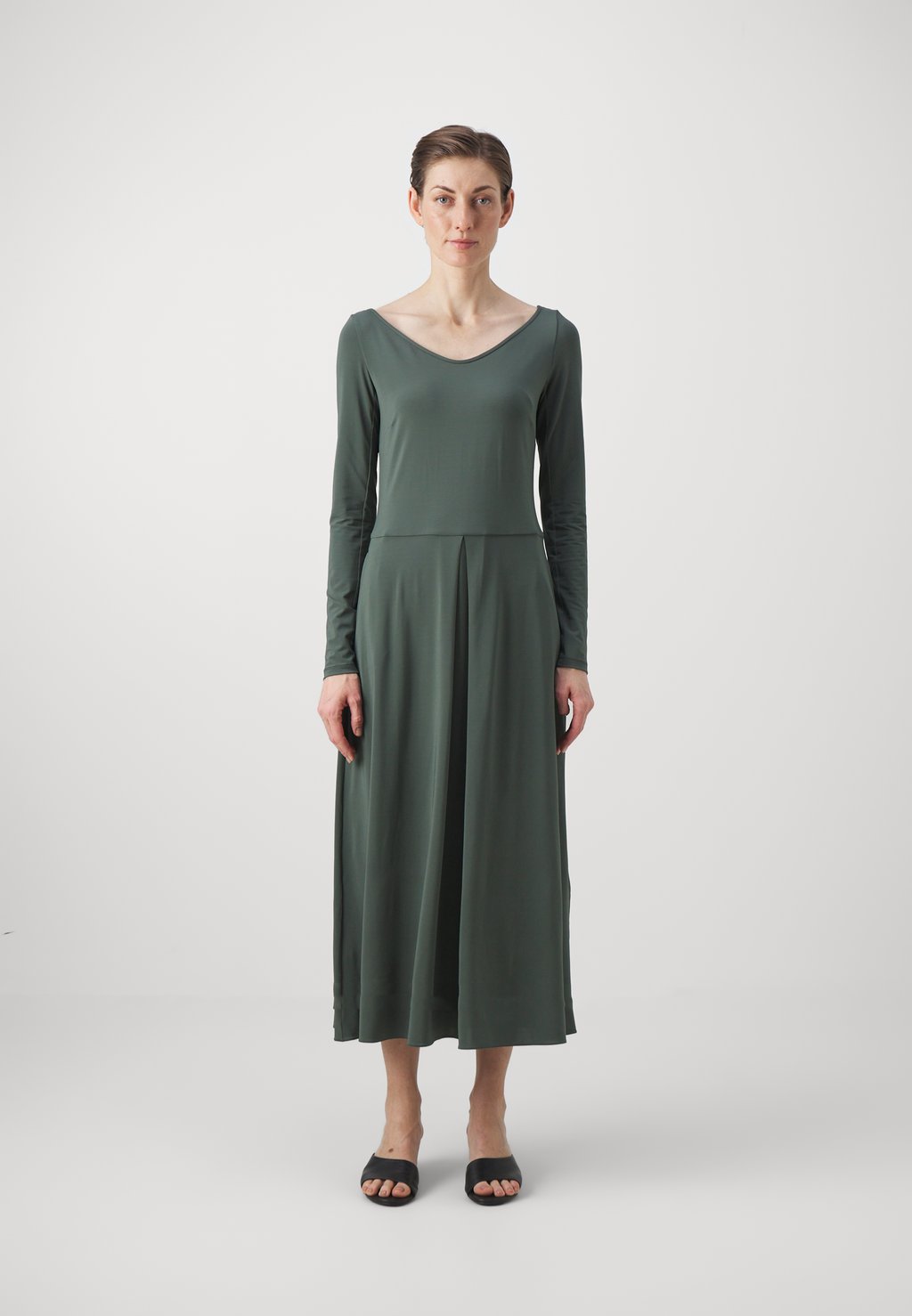 Платье макси VALIDO Max Mara Leisure, цвет verde scuro