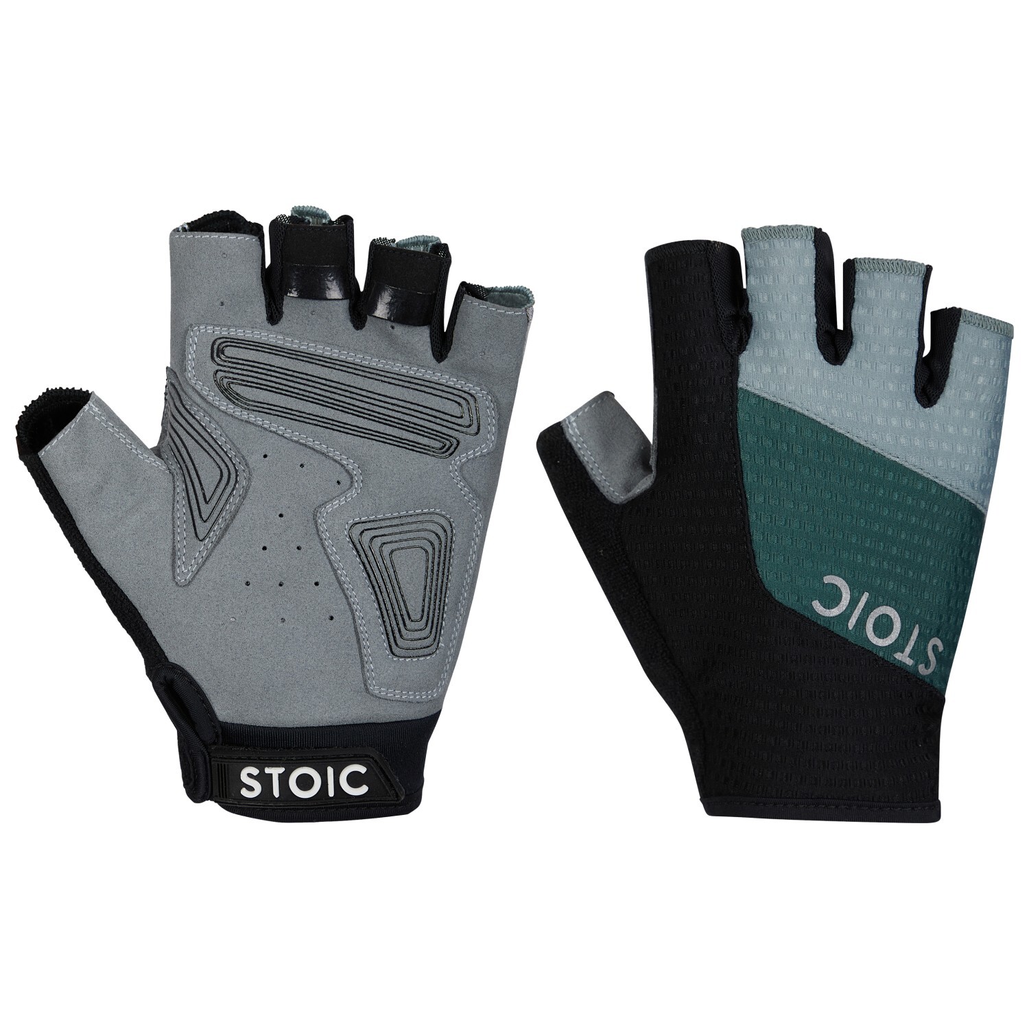 Перчатки Stoic MotalaSt Bike Glove short, цвет Black/Green