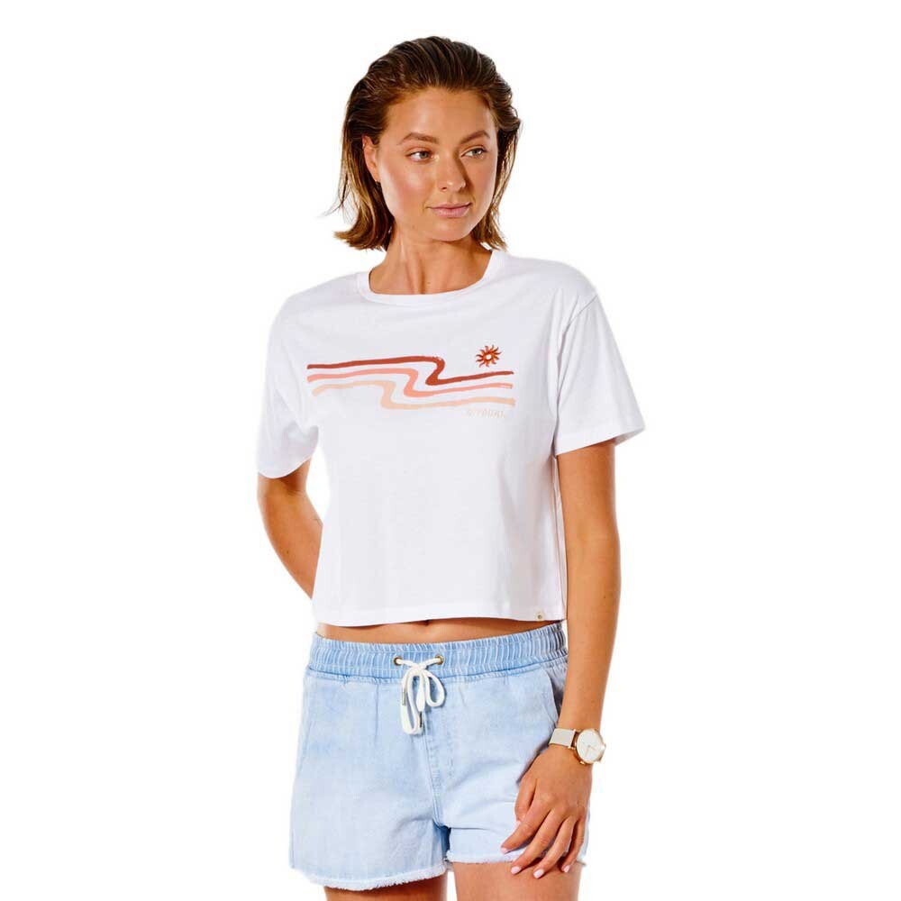 

Футболка с коротким рукавом Rip Curl Drifter Crop, белый