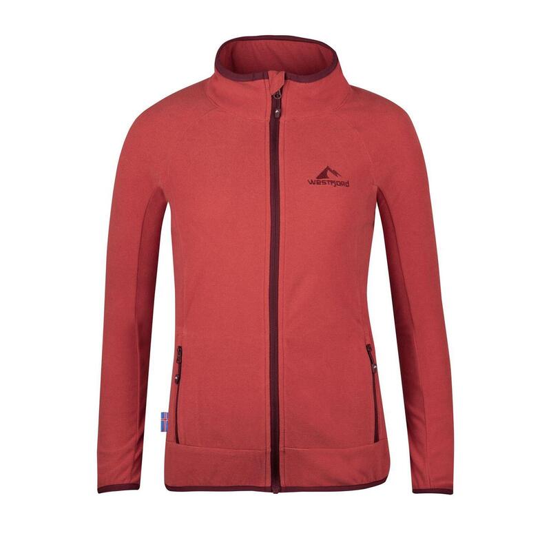 цена Женская флисовая куртка Reynisfjara минерально-красная WESTFJORD, цвет rot