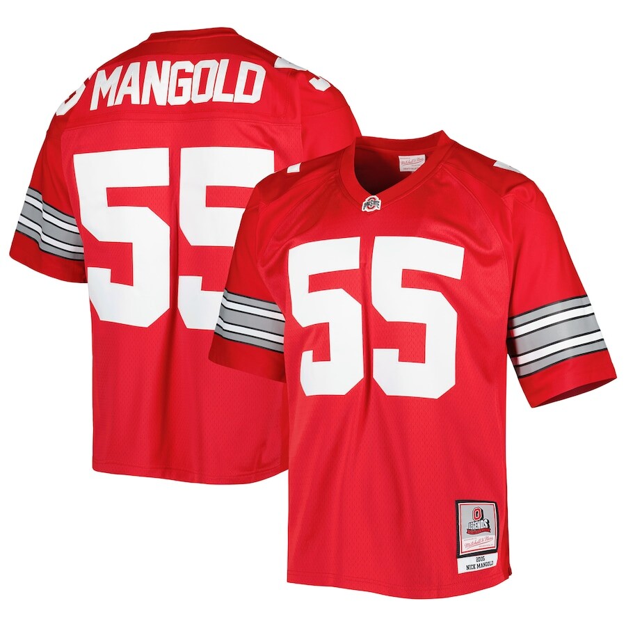 

Джерси Mitchell & Ness Ohio State Buckeyes, алый