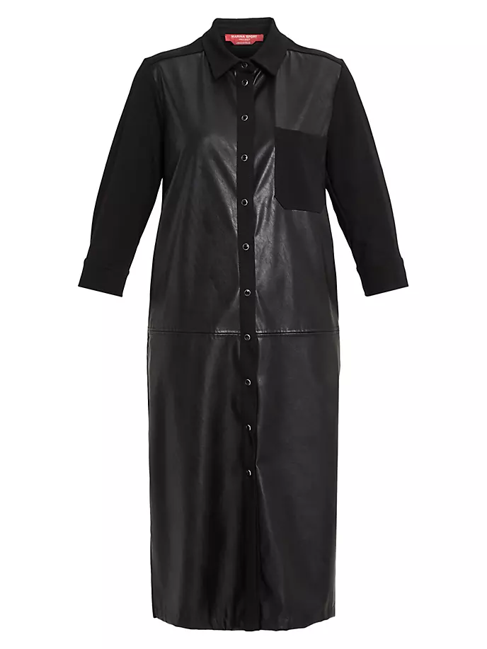 

Платье-рубашка Oblativo с покрытием Marina Rinaldi, Plus Size, черный