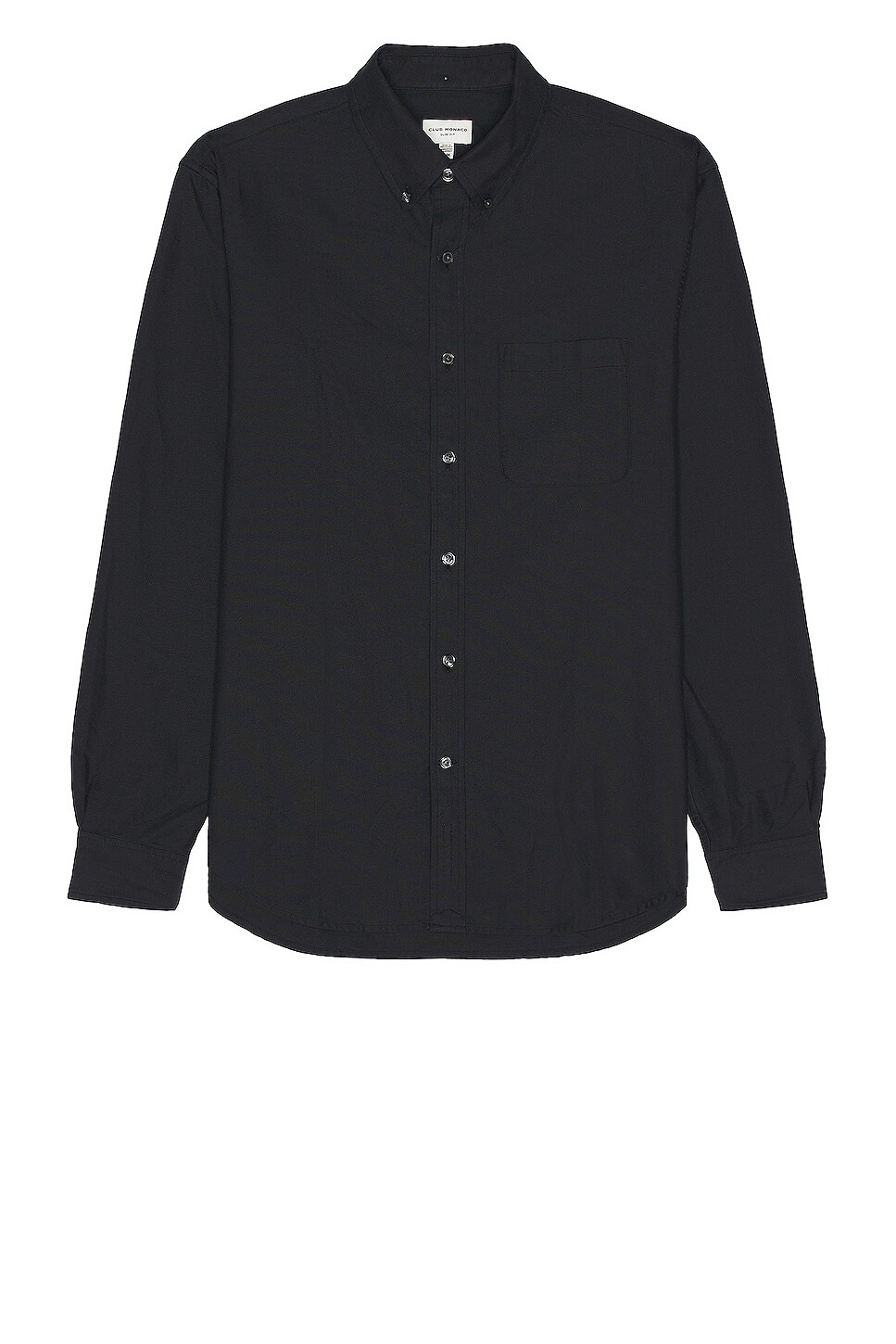 

Рубашка Club Monaco Oxford Solid Long Sleeve, черный