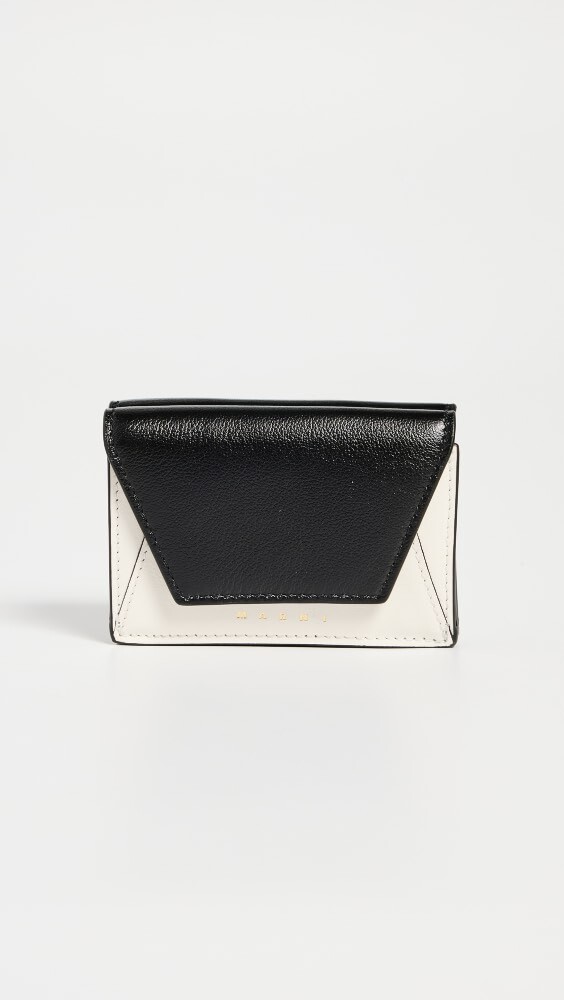

Кошелек Marni Trifold, черный