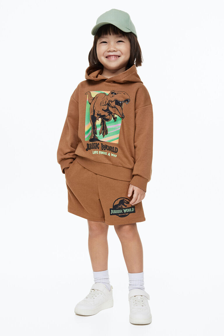 

Комплект из двух толстовок с принтом H&M, бежевый
