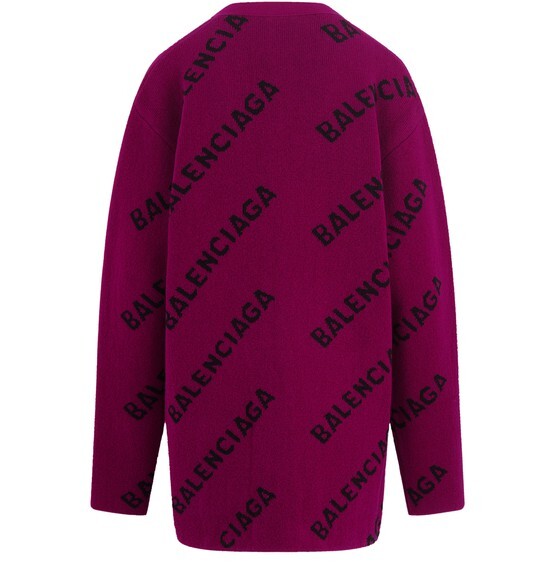 

Кардиган со сплошным логотипом Balenciaga