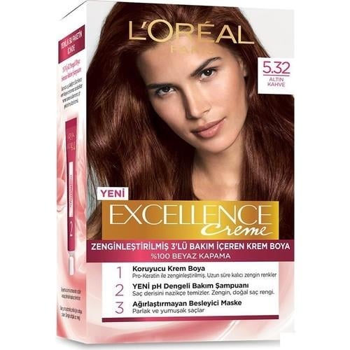 

Loreal Paris Excellence Creme 5.32 Золотисто-коричневый