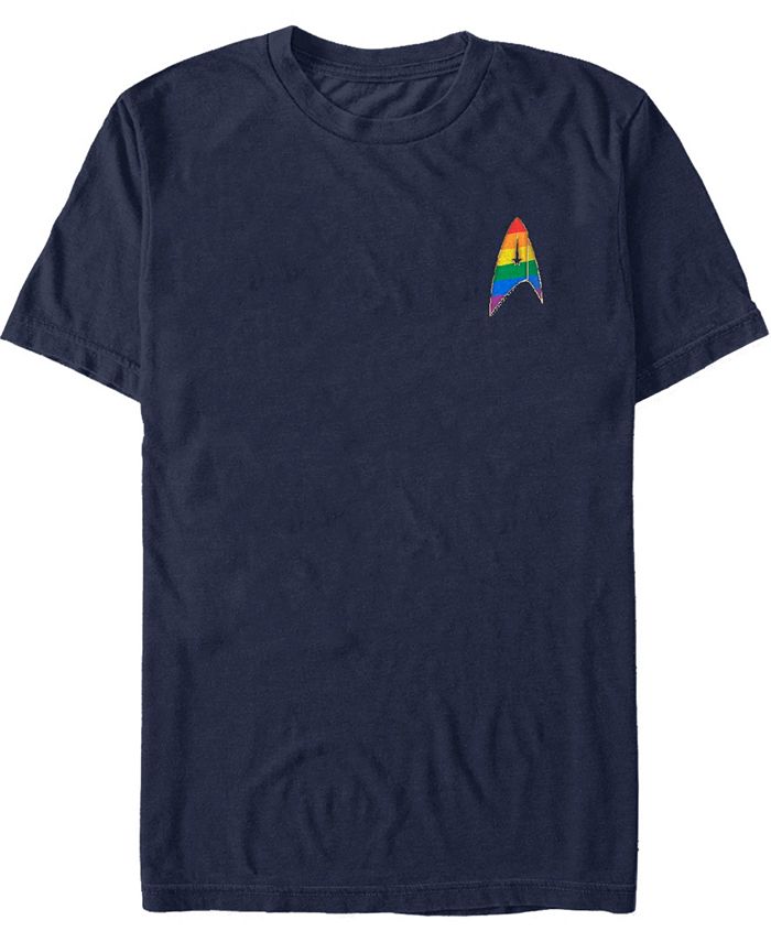Мужская футболка Star Trek Discovery Pride Starfleet Insignia с короткими рукавами Fifth Sun, синий