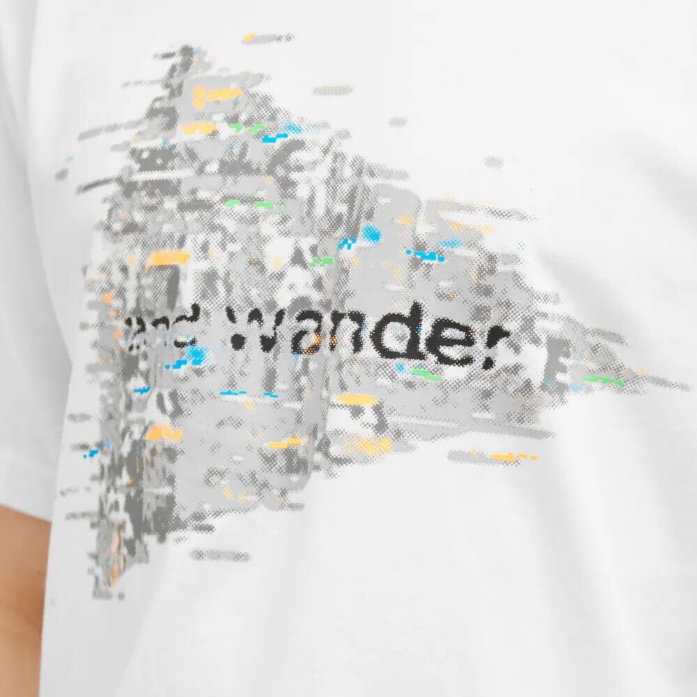 and wander Футболка с логотипом noizy, белый and wander x nalgene бутылка с логотипом 500 мл