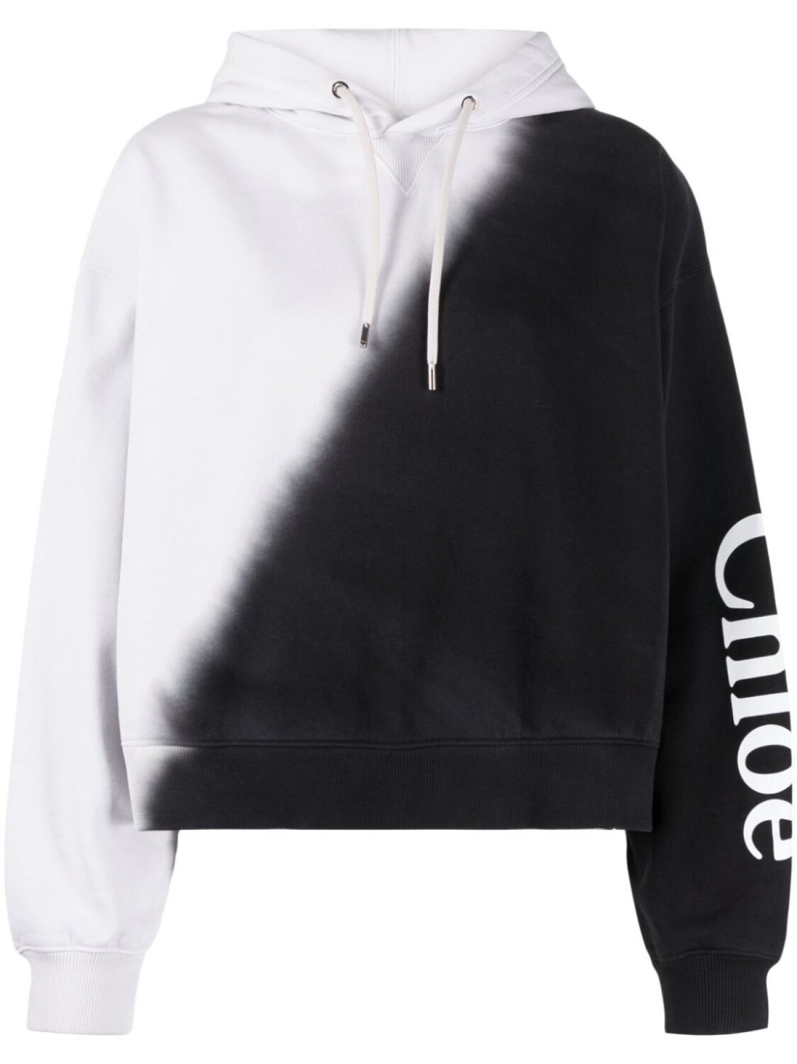 

Худи с эффектом деграде Chloé, черный