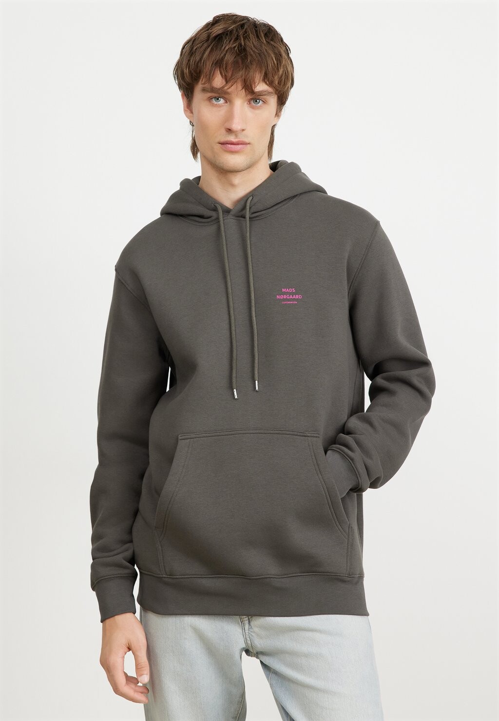

Толстовка Mads Nørgaard STANDARD HOODIE LOGO, белуха