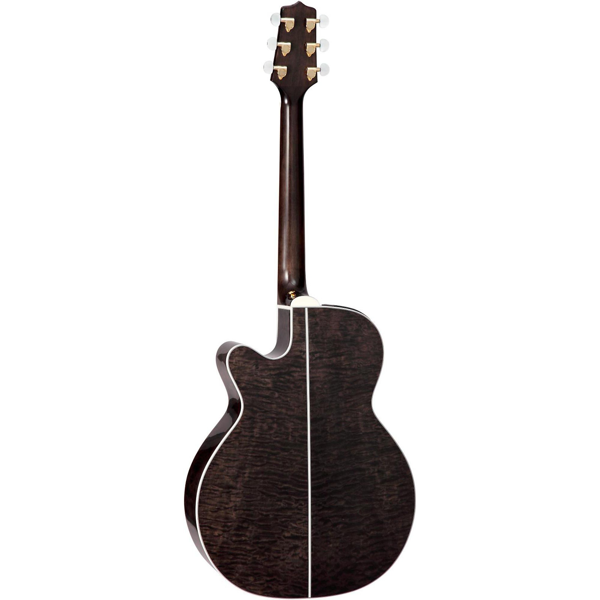 цена Takamine GN75CE Акустически-электрическая гитара, прозрачная черная