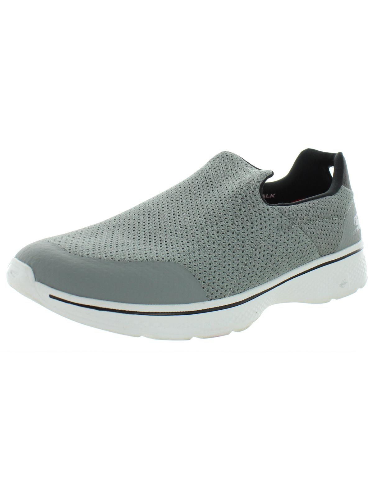 

Мужские прогулочные туфли без шнуровки Go Walk 4 Incredible с сеткой Skechers, цвет Light Gray